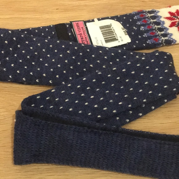 Vineyard Vines 100% Wool Nordic Fairisle Pattern Tie NWT $98.50 Made in USA - Picture 4 of 4